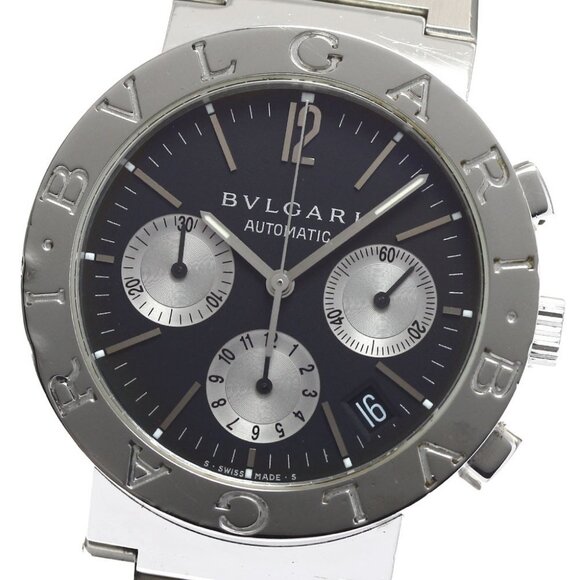 BVLGARI BVLGARIBVLGARI BB38SSCH Date Chronograph Automatic Men's Watch - Picture 7 of 11
